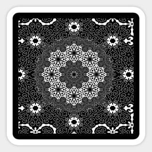 Mandala tribal art Sticker